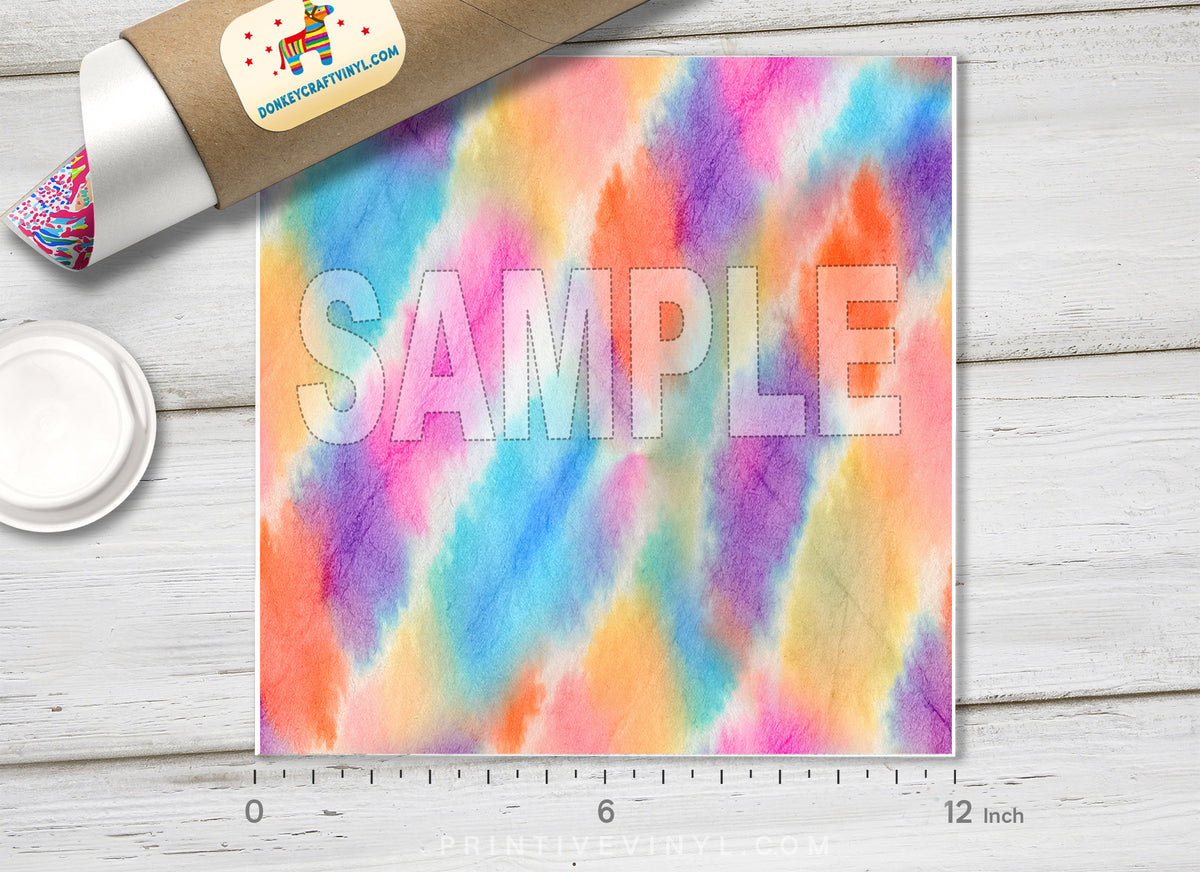 Tie Dye Adhesive Vinyl Adhesive Vinyl 1286