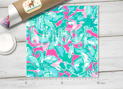Lilly Inspired  Pattern Adhesive Vinyl L124