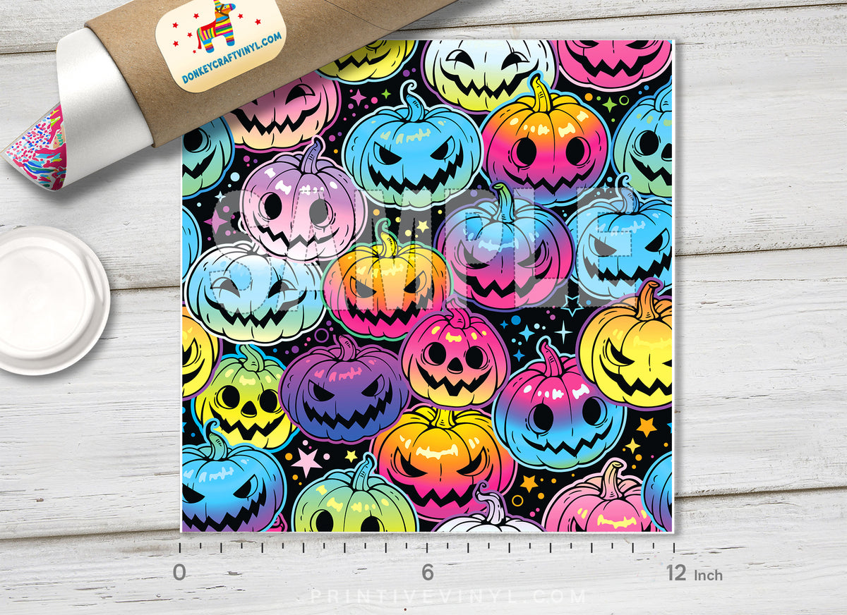 Pumpkin Patterned HTV H042