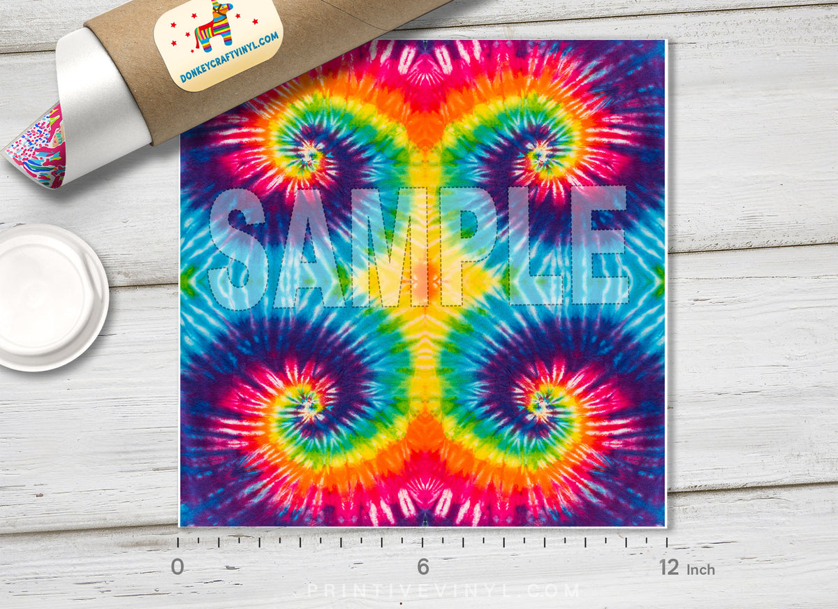 Tie Dye Adhesive Vinyl 1023