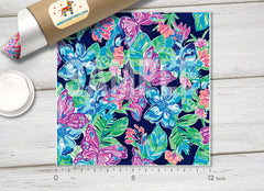 Lilly Inspired  Pattern Adhesive Vinyl L147