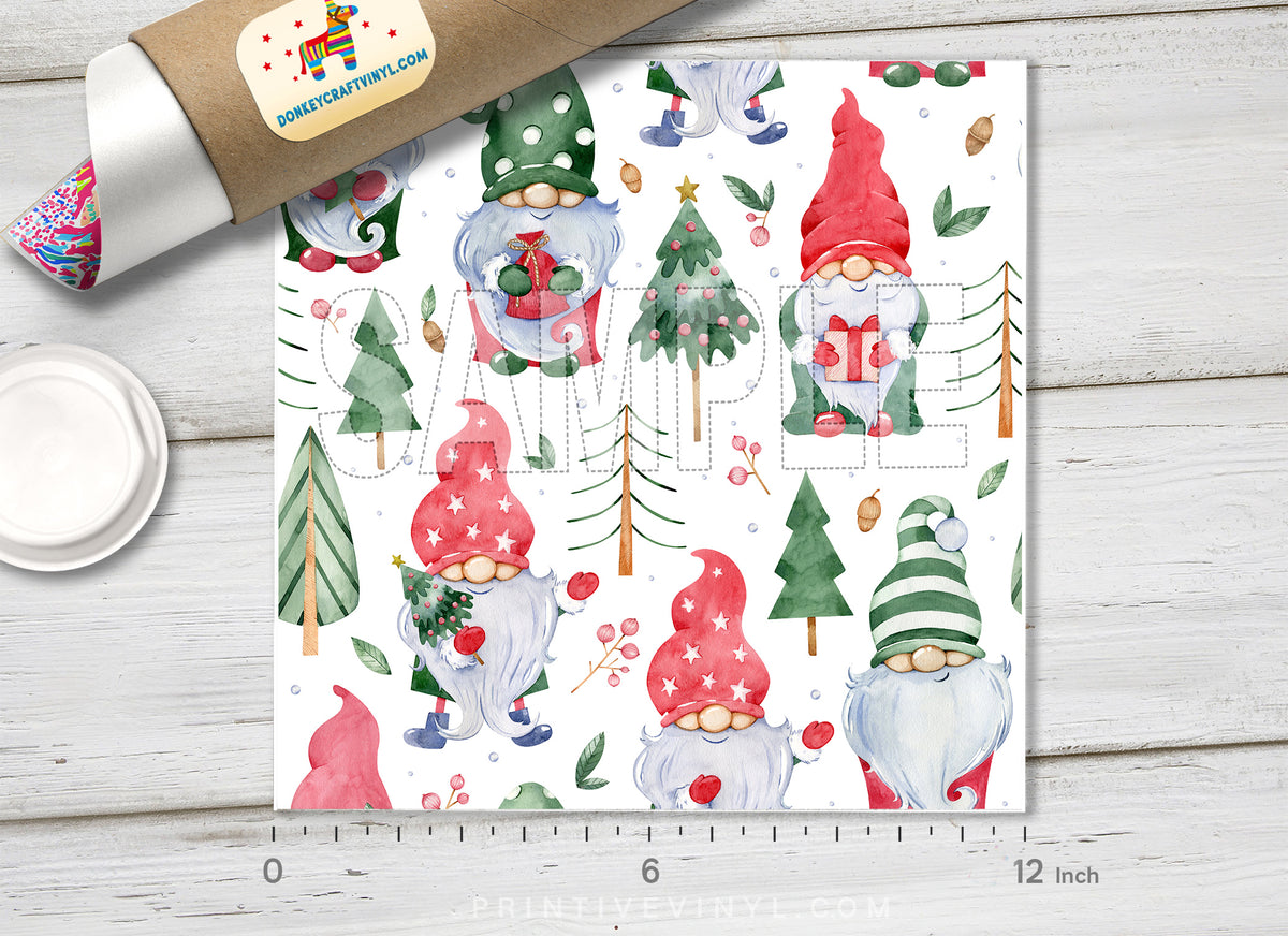 Christmas Patterned Adhesive Vinyl X052