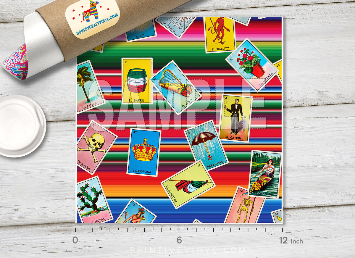 Loteria Serape Adhesive Vinyl 1270