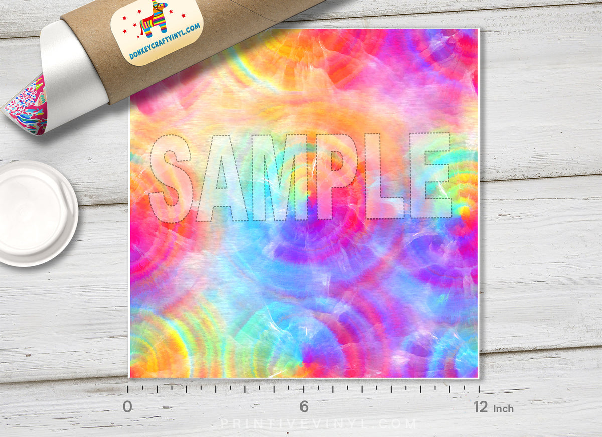 Tie Dye Adhesive Vinyl Adhesive Vinyl 1287