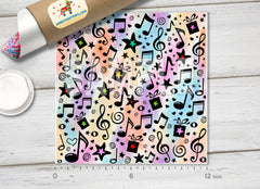 Musical Notes Adhesive Vinyl 1260