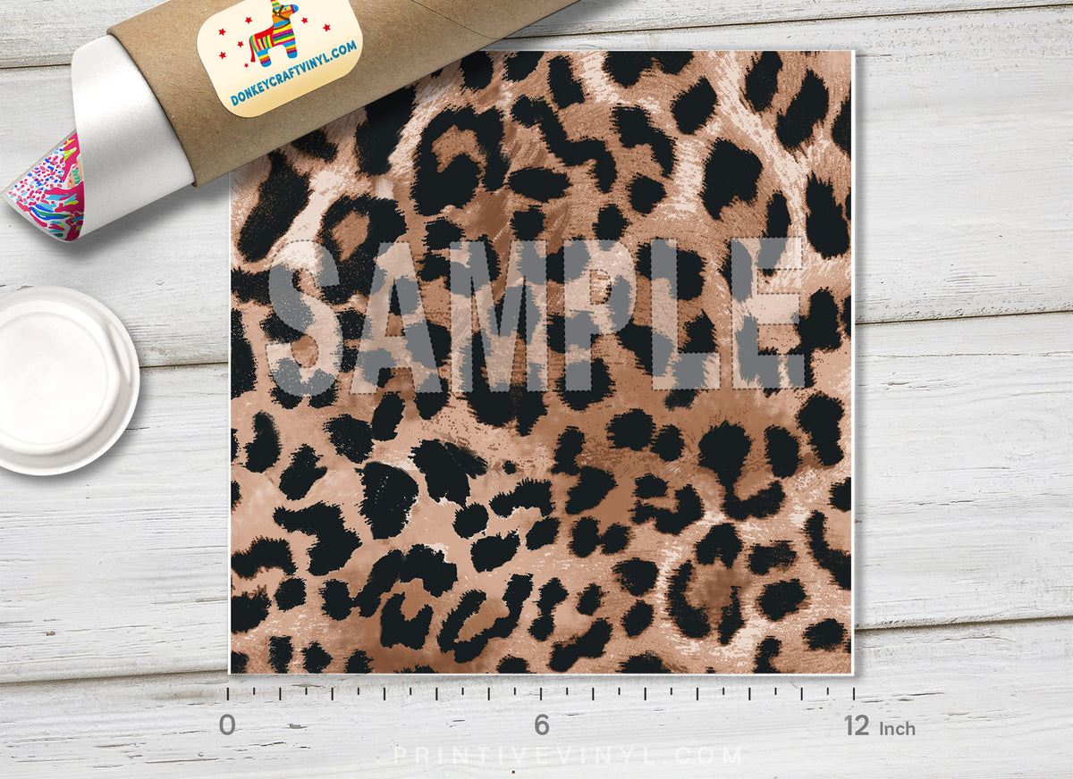 Leopard Adhesive Vinyl 1078