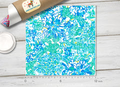 Lilly Inspired  Pattern Adhesive Vinyl L0100