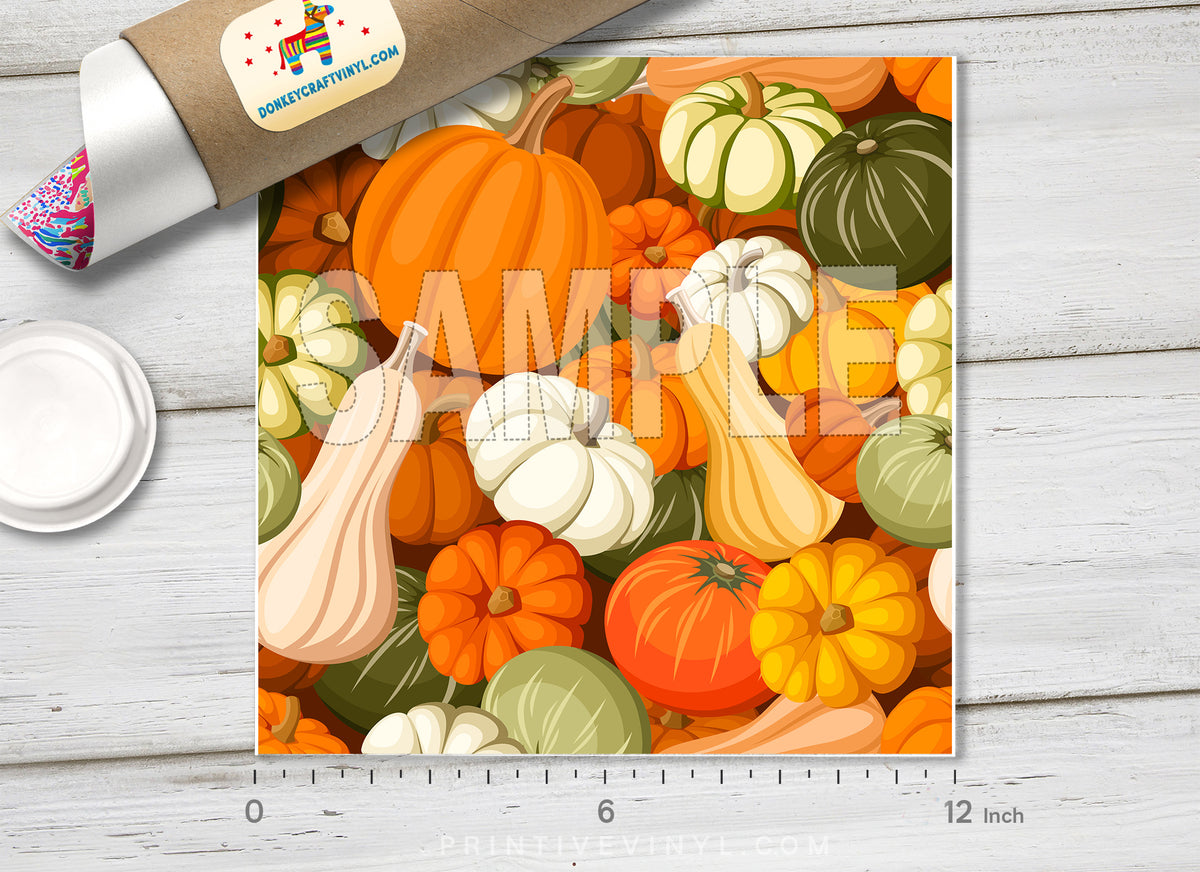 Pumpkin Patch Pattern HTV 1550