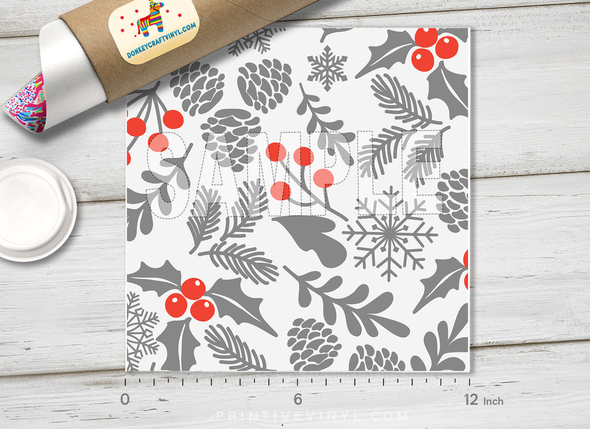 Christmas Patterned HTV X021