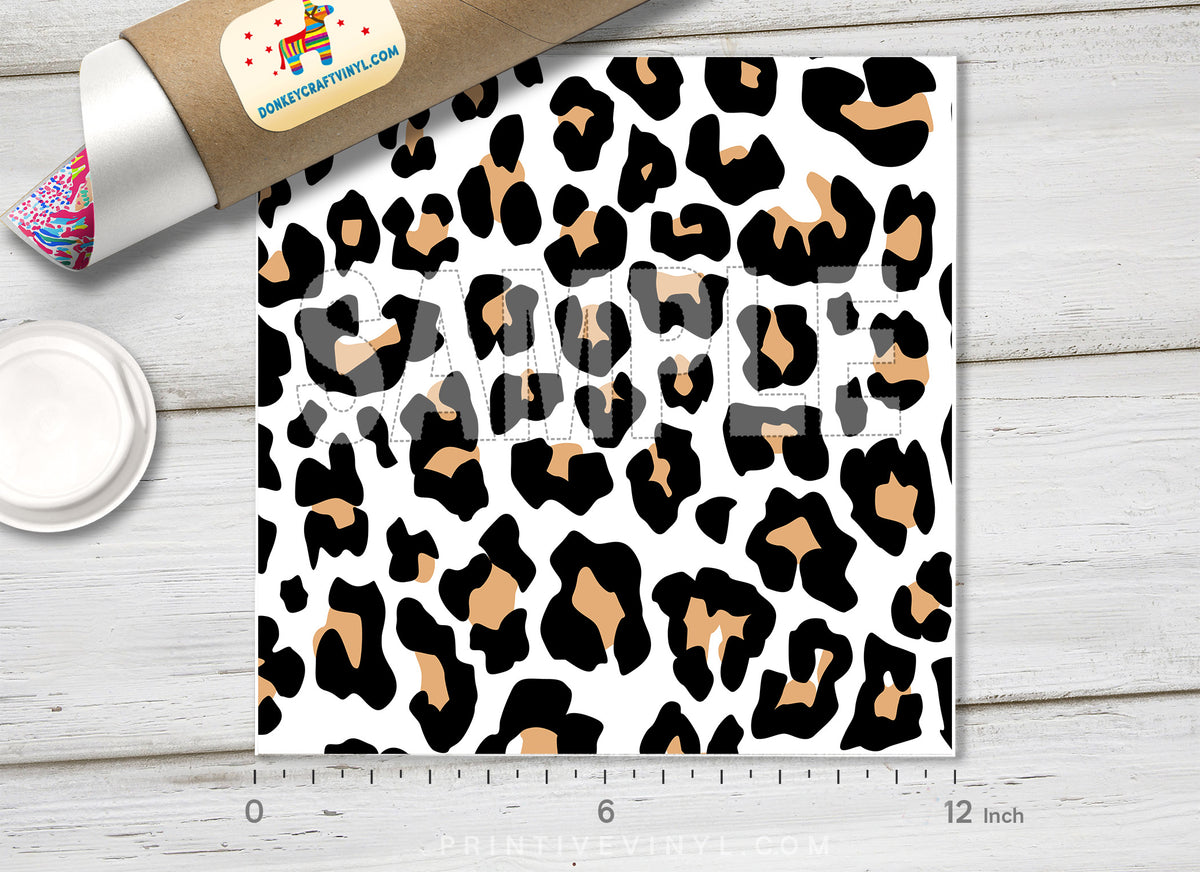 Leopard Patterned Adhesive Vinyl 891