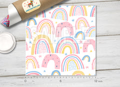 Pastel Rainbow Adhesive Vinyl 1259