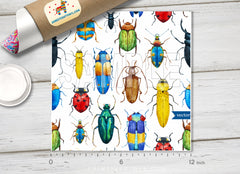 Colorful Beetle Adhesive Vinyl 1434 - Donkey Craft Vinyl
