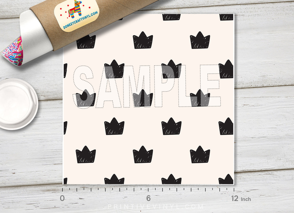 Crowns Tiara Adhesive Vinyl 1277