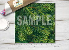 Fir Branches Patterned Adhesive Vinyl X011