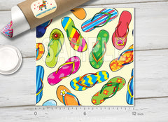 Flip Flops Sandals Adhesive Vinyl 1027