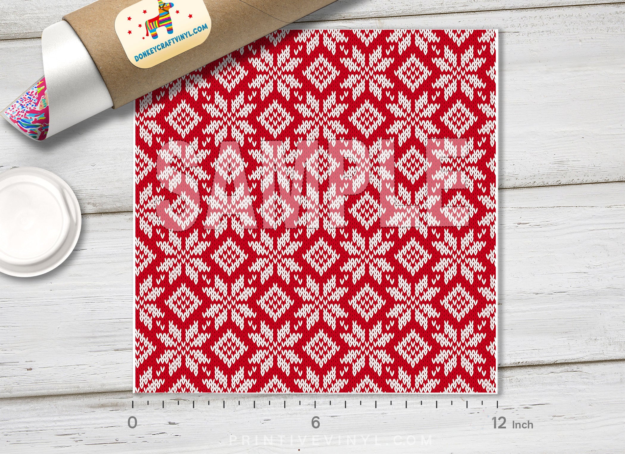 Christmas Patterned Adhesive Vinyl X145