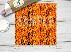 Fire Flame Patterned Adhesive Vinyl 745