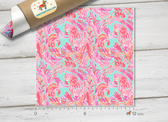 Lilly Inspired Tropical Pattern Adhesive Vinyl L007