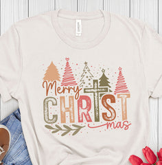 Merry CHRISTmas Christian DTF Transfer, Ready to Press DTF465