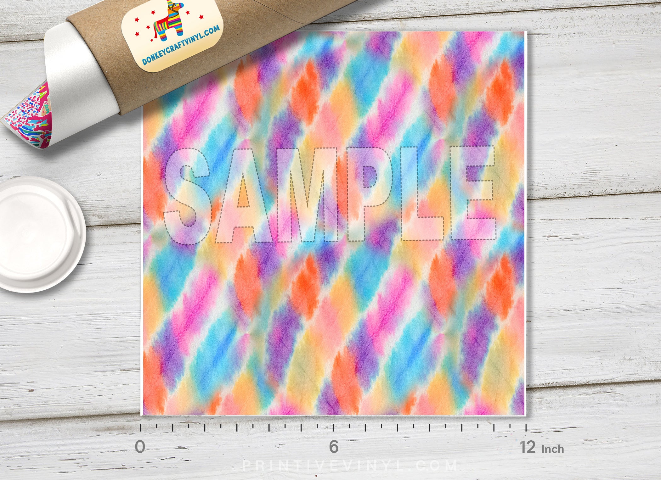 Tie Dye Adhesive Vinyl Adhesive Vinyl 1286