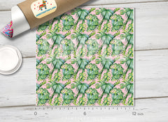 Tropical Palm Leaves Pattern HTV 1522