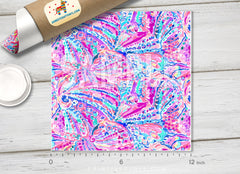 Lilly Inspired  Pattern Adhesive Vinyl L123