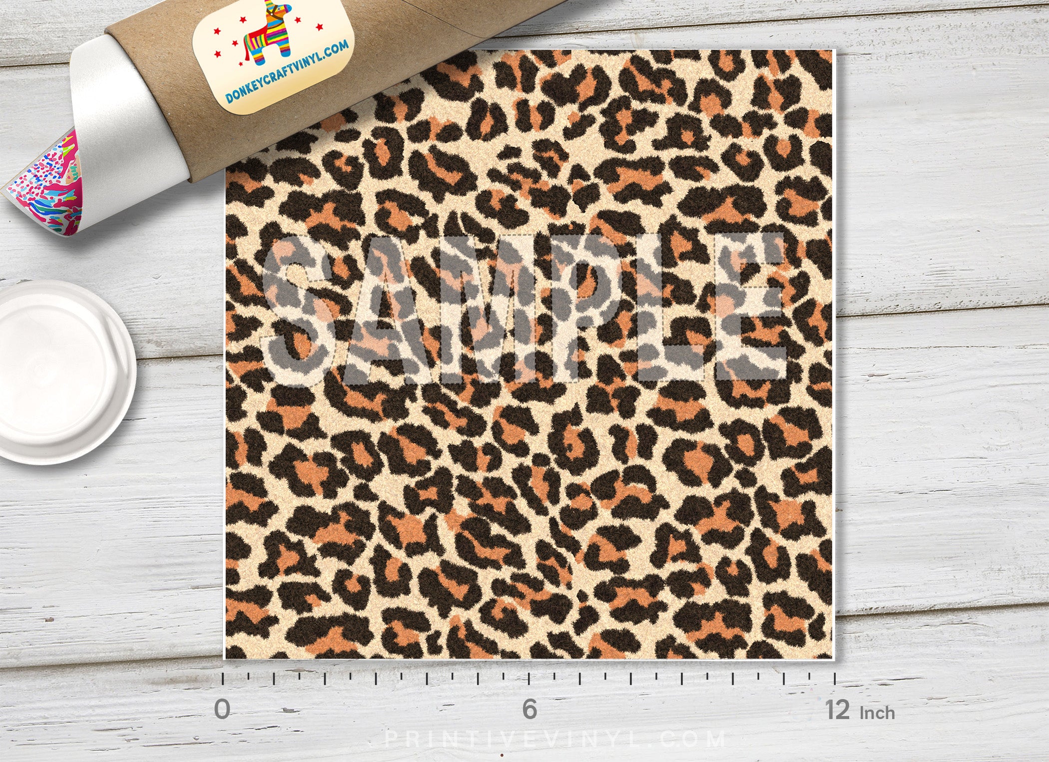 Leopard Adhesive Vinyl 1112