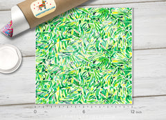 Lilly Inspired Flower Garden Pattern Adhesive Vinyl L027