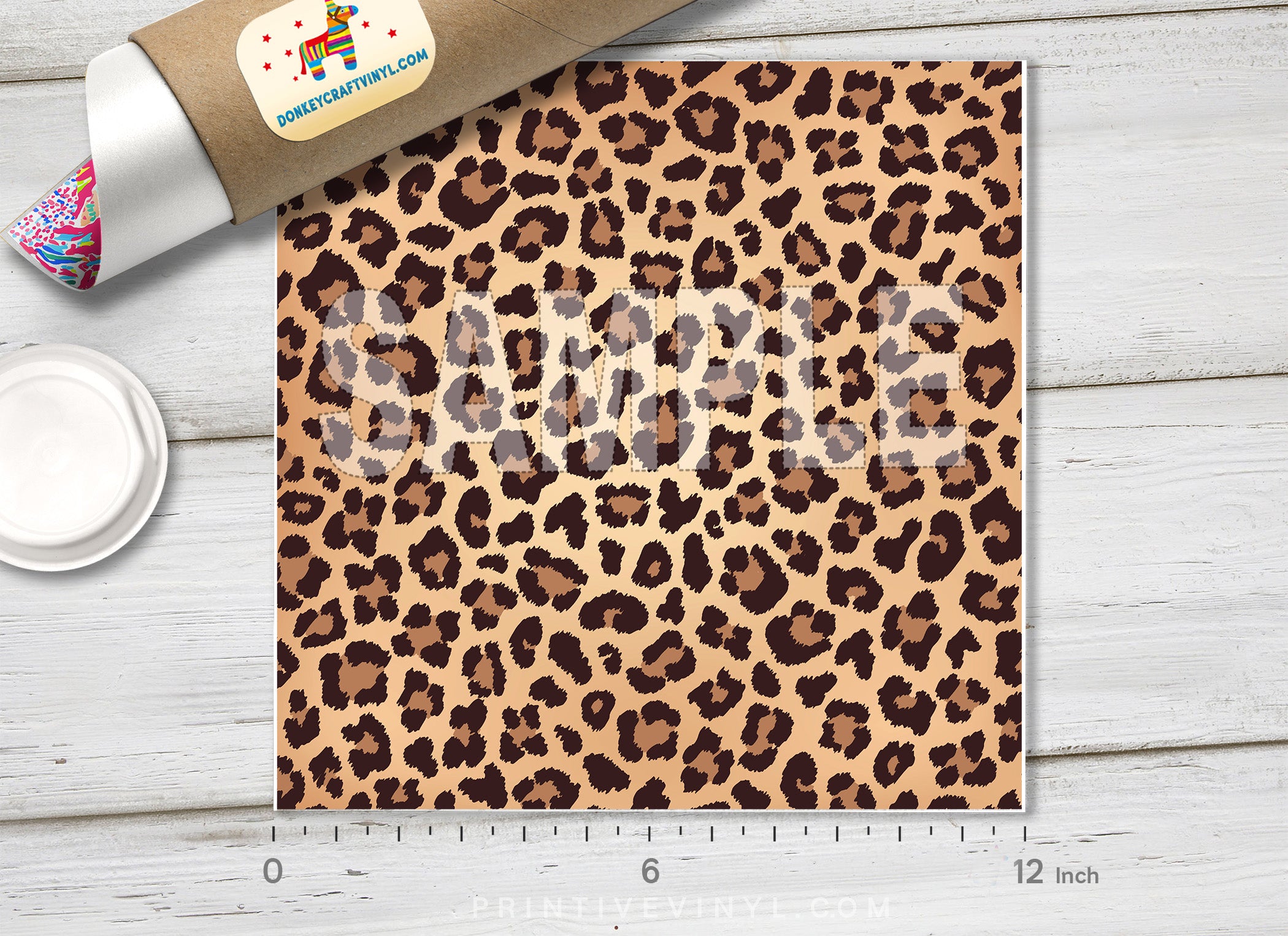 Fall Leopard Adhesive Vinyl 1046