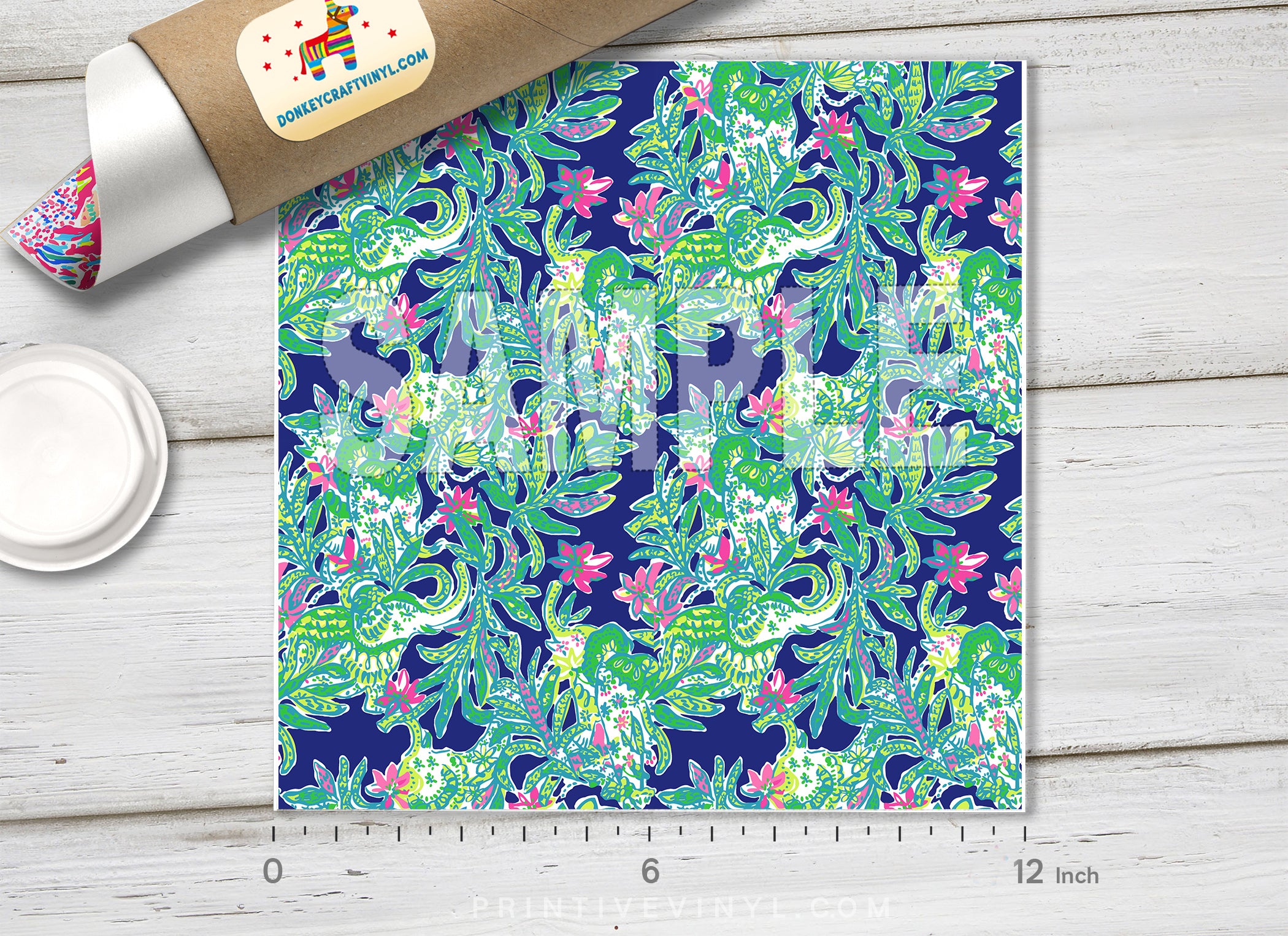 Lilly Inspired  Pattern Adhesive Vinyl L142