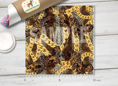 Golden Chain Pattern Adhesive Vinyl 814