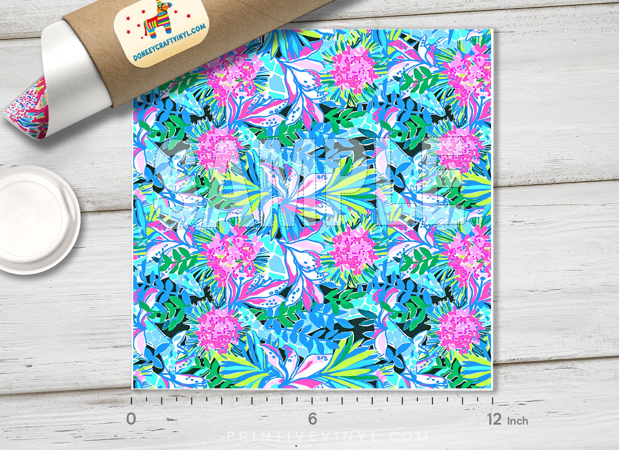 Lilly Inspired  Pattern Adhesive Vinyl L130