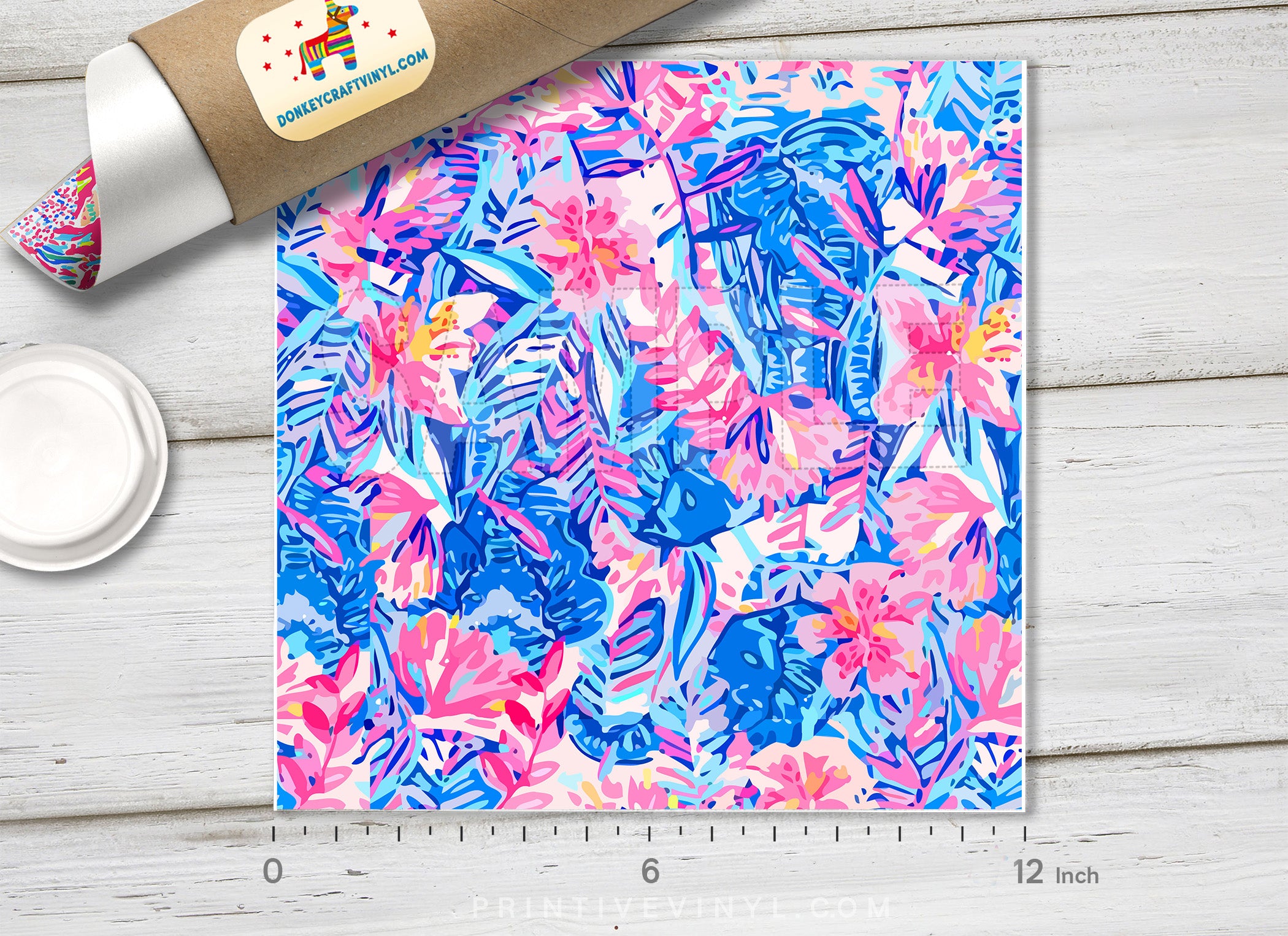 Lilly Inspired  Pattern Adhesive Vinyl L098