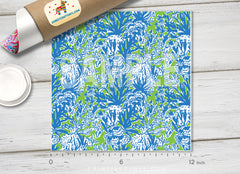 Lilly Inspired Undersea Paradise Pattern Adhesive Vinyl L055