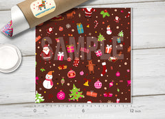 Christmas Patterned Adhesive Vinyl X196