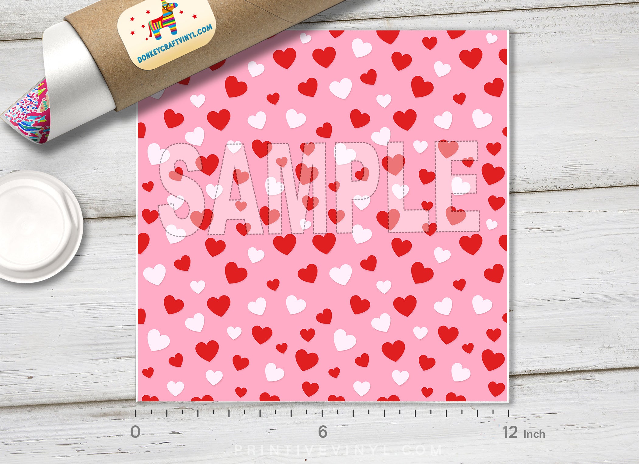 Sweat Hearts Adhesive Vinyl 1440 - Donkey Craft Vinyl