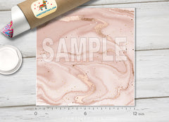 Pastel Pink and Purple Gold Flake Marble HTV 1289