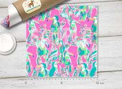 Lilly Inspired  Pattern Adhesive Vinyl L134