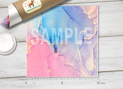 Abstract Alcohol Ink Patterned HTV 1466 - Donkey Craft Vinyl