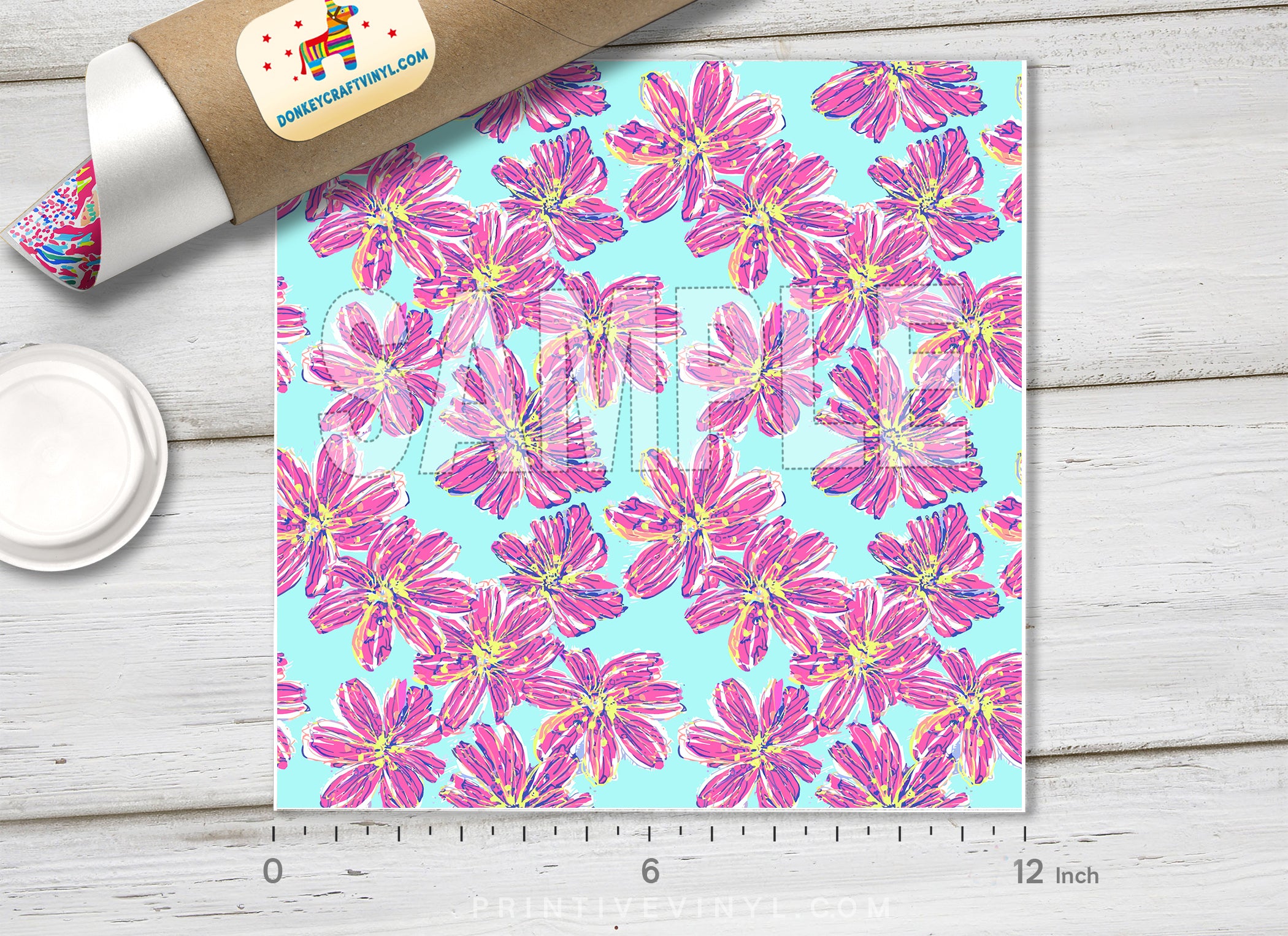 Lilly Inspired  Pattern Adhesive Vinyl L133