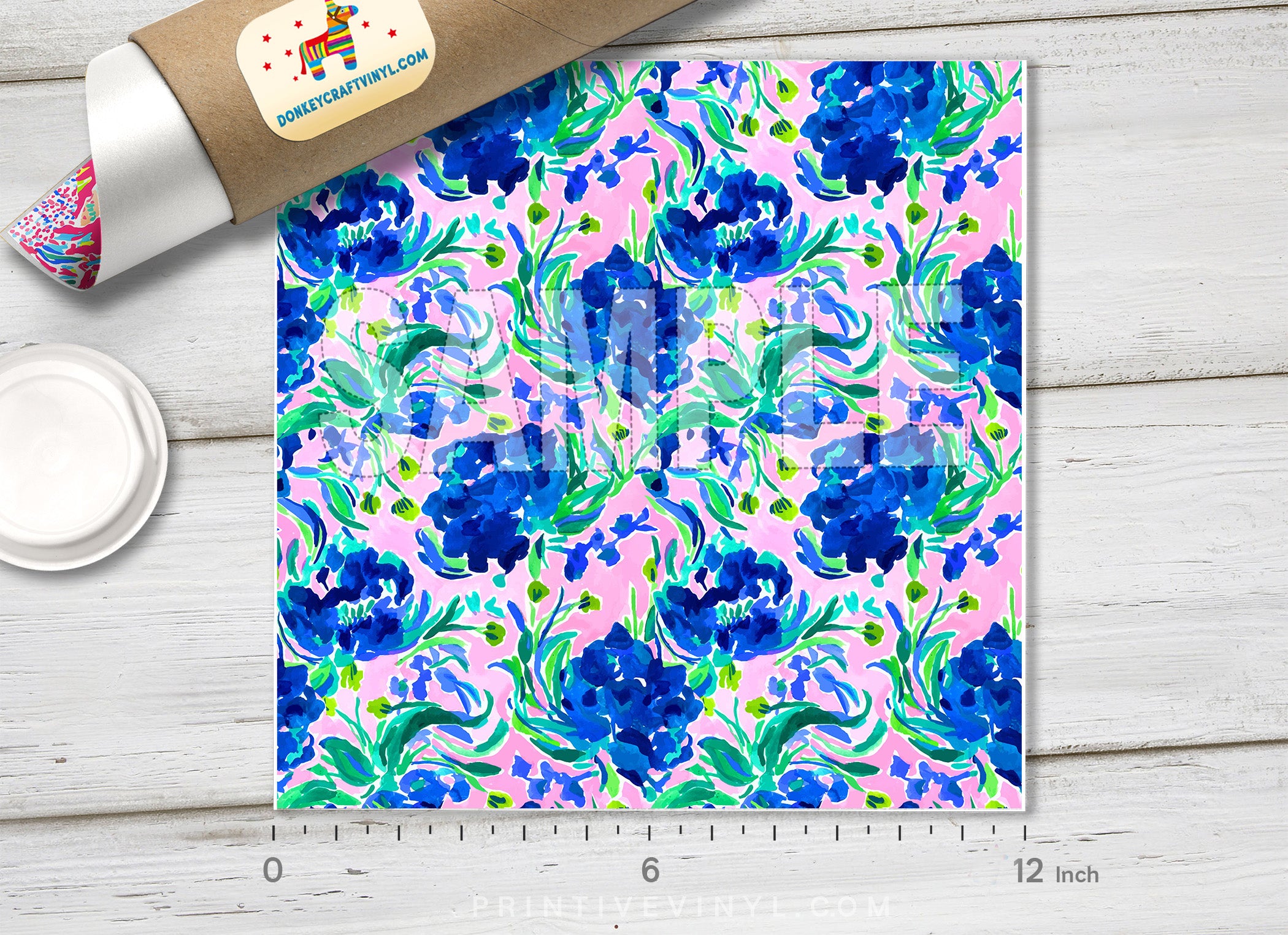 Lilly Inspired  Pattern Adhesive Vinyl L0107