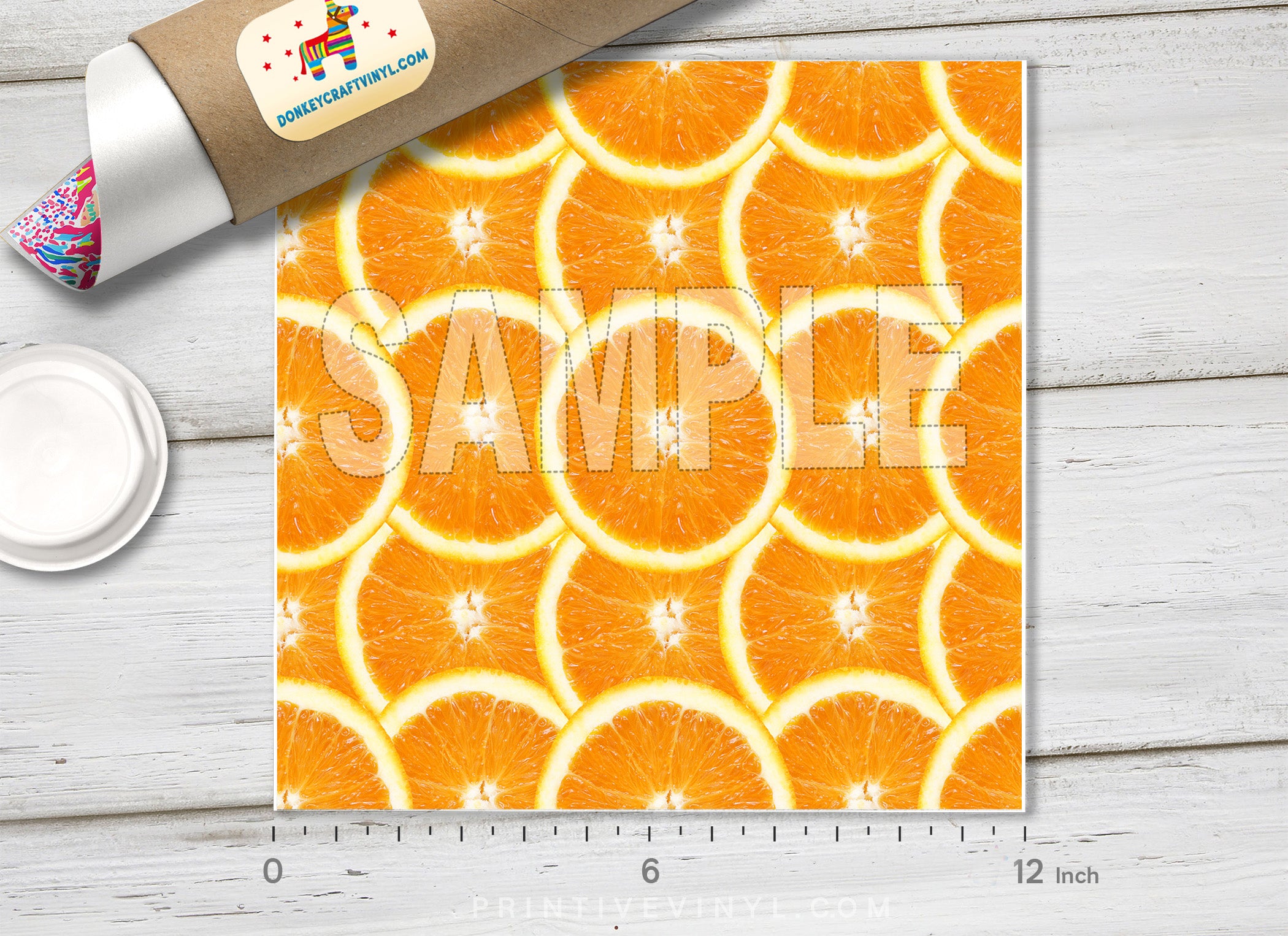 Orange Pattern Adhesive Vinyl 960