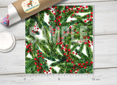 Christmas Patterned Adhesive Vinyl X058