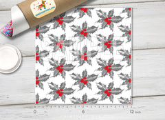 Christmas Patterned Adhesive Vinyl X075