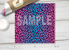 Ombre Leopard Print Pattern Adhesive Vinyl 1564