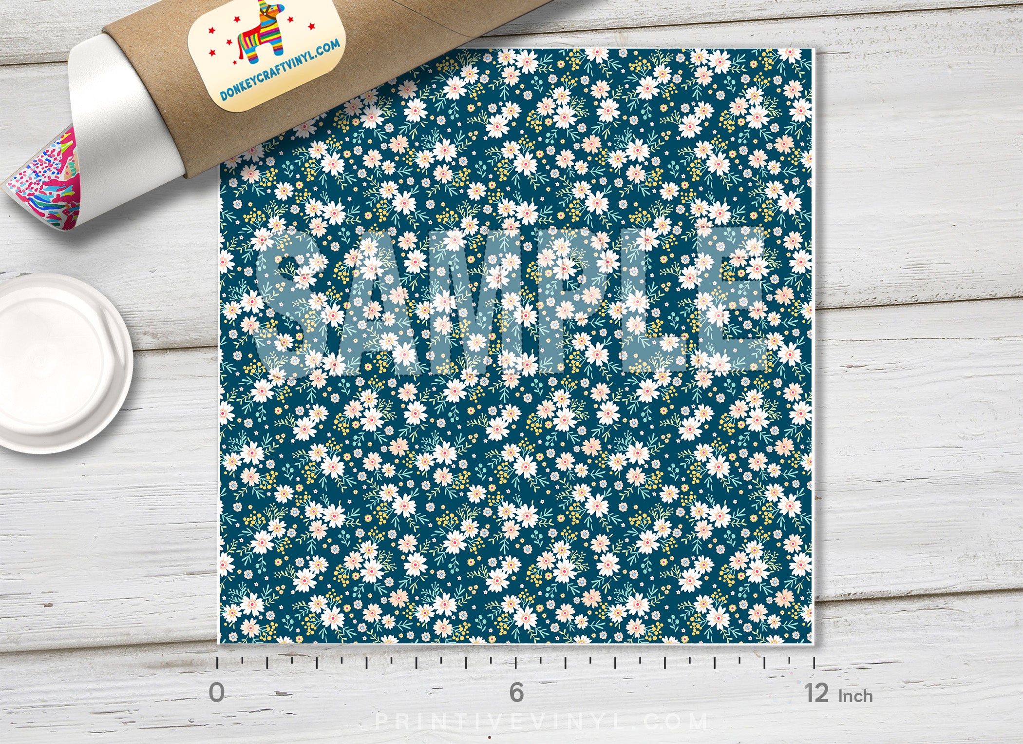 Ditsy Floral Adhesive Vinyl 1089