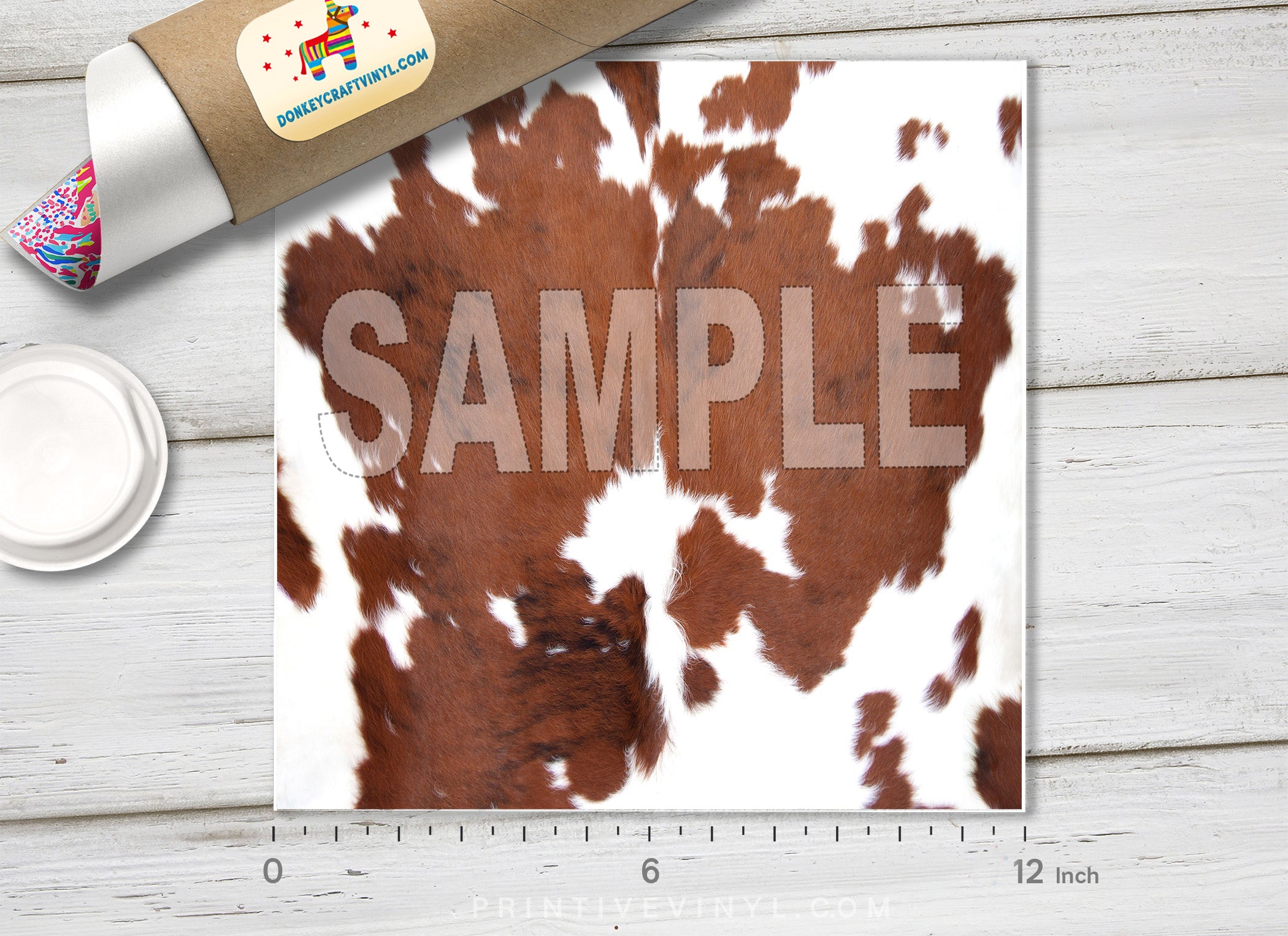 Cowhide Patterned HTV 775