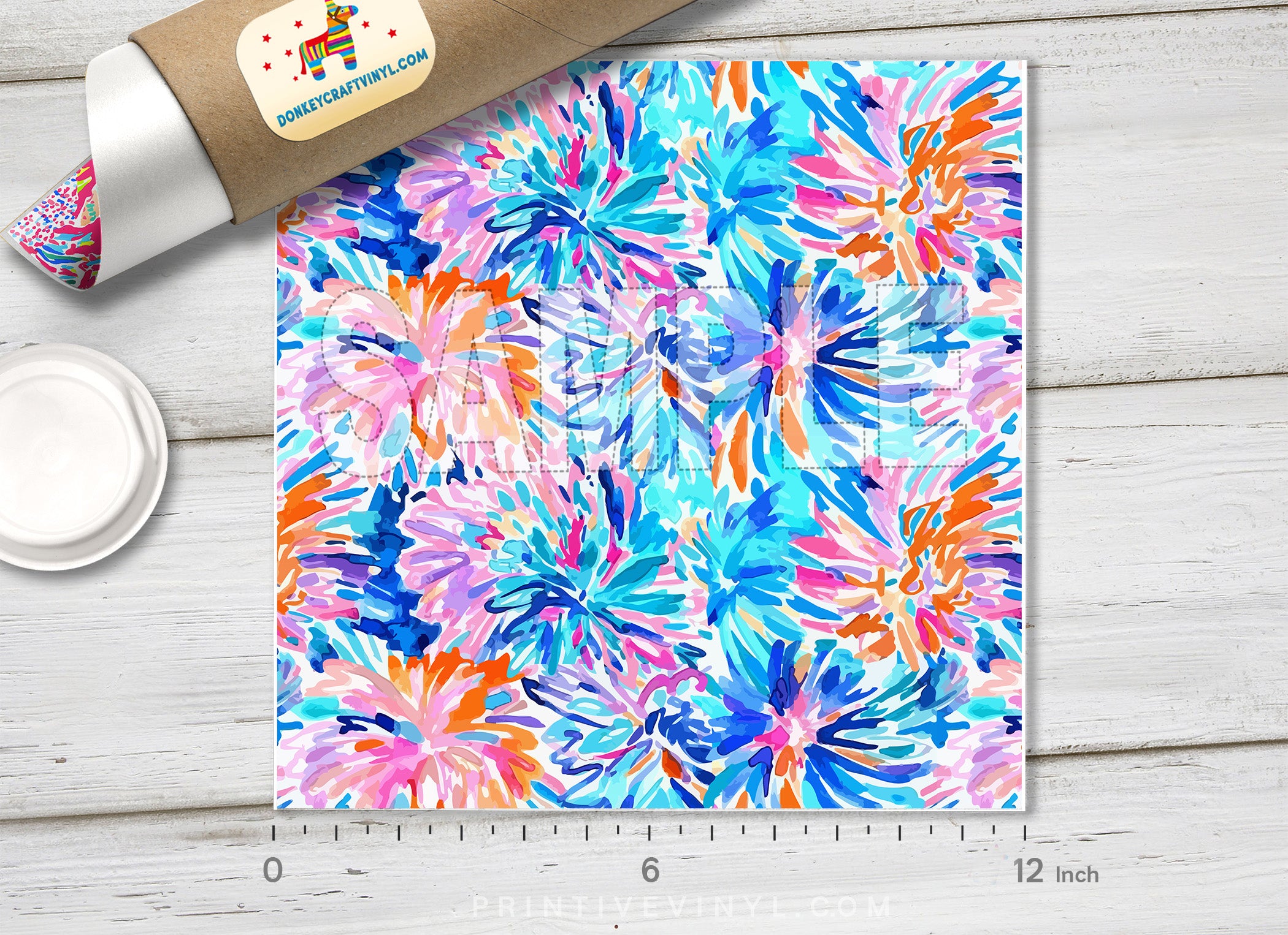 Lilly Inspired  Pattern Adhesive Vinyl L121