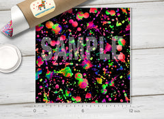 Paint Splatter Adhesive Vinyl 1234