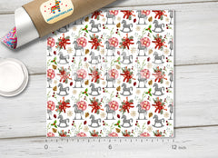 Christmas Patterned Adhesive Vinyl X045